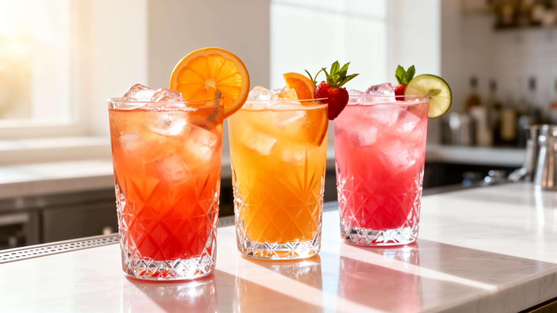 Premium Cocktails und Säfte